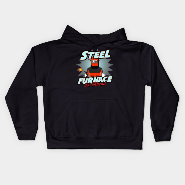 Steel Furnace "The Bodies of People and Animals Mixed Together with Metal" Girard Ave Kids Hoodie by lavdog